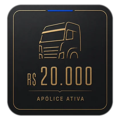Selo: apólice ativa de R$ 20.000